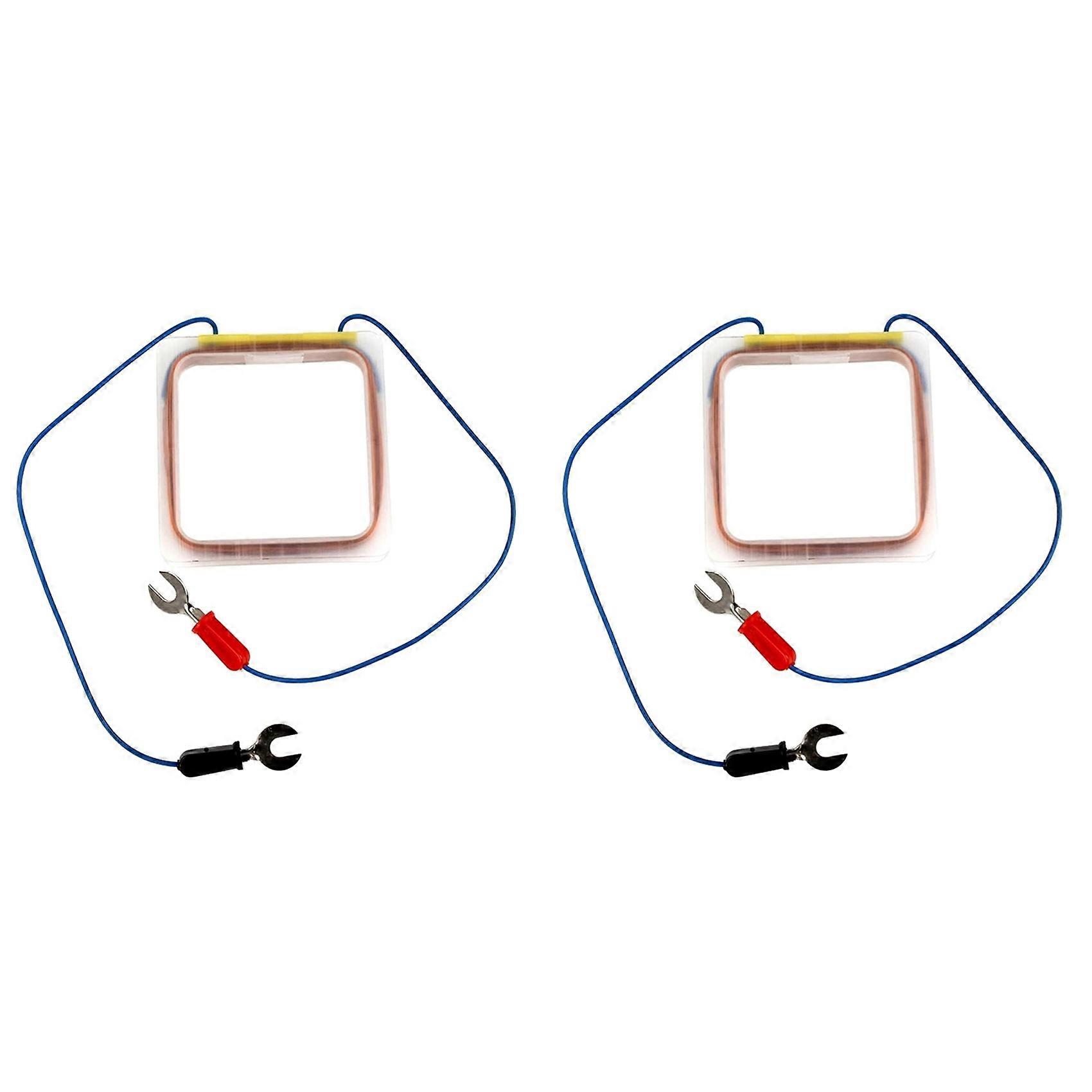 2X Square Coil Copper Coil Electromagnetic Experimental Instrument Physics Teaching Tool Square Coil Instrument