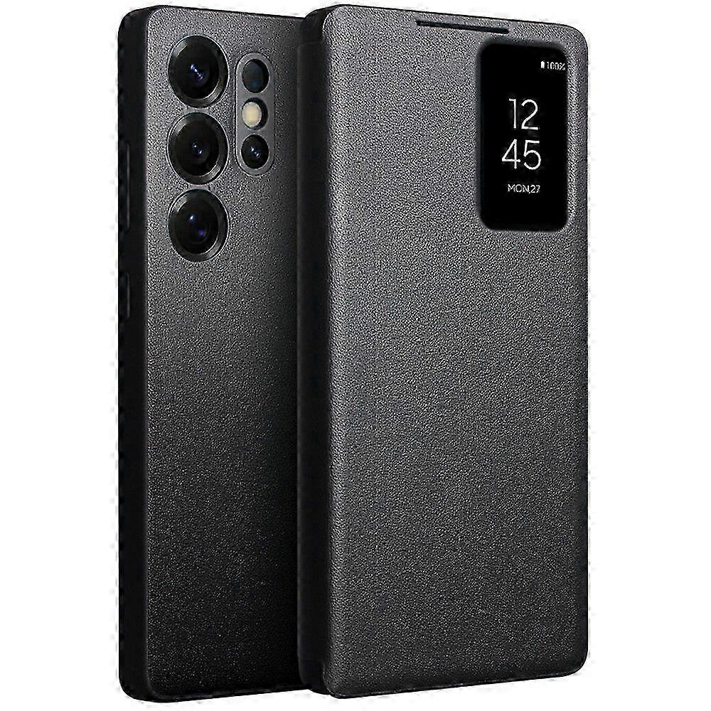 Flip Case for Samsung Galaxy S25 Ultra with View Window