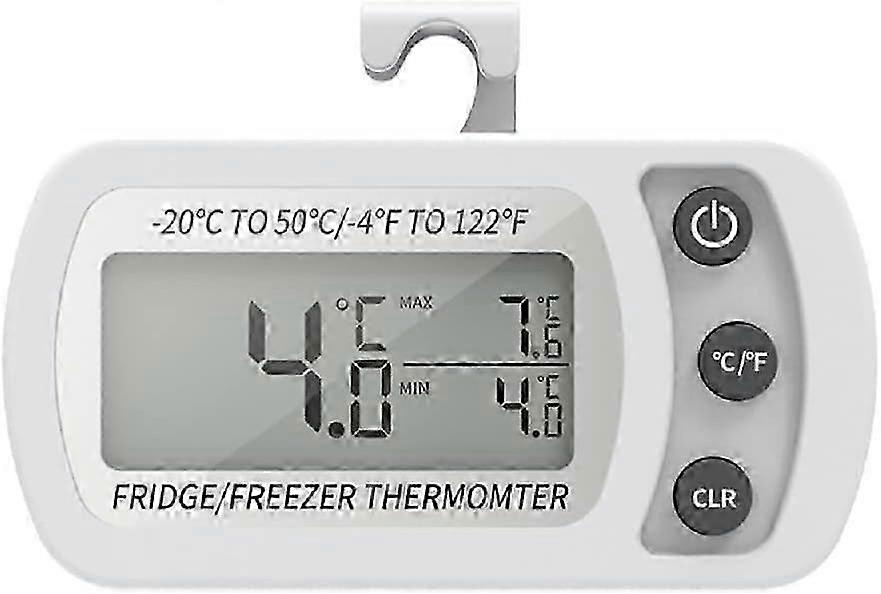 Weather Forecast Station, Indoor/Outdoor Digital Hygrometer Thermometer Clock with LCD Display, Humidity Gauge Monitor