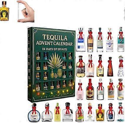 Tequila Advent Calendar, 24 Days of Spirits, Advent Calendar 2025, Each Door Opens a New Surprise, Mexican Tequila 24 Day Countdown, Christmas Countdo