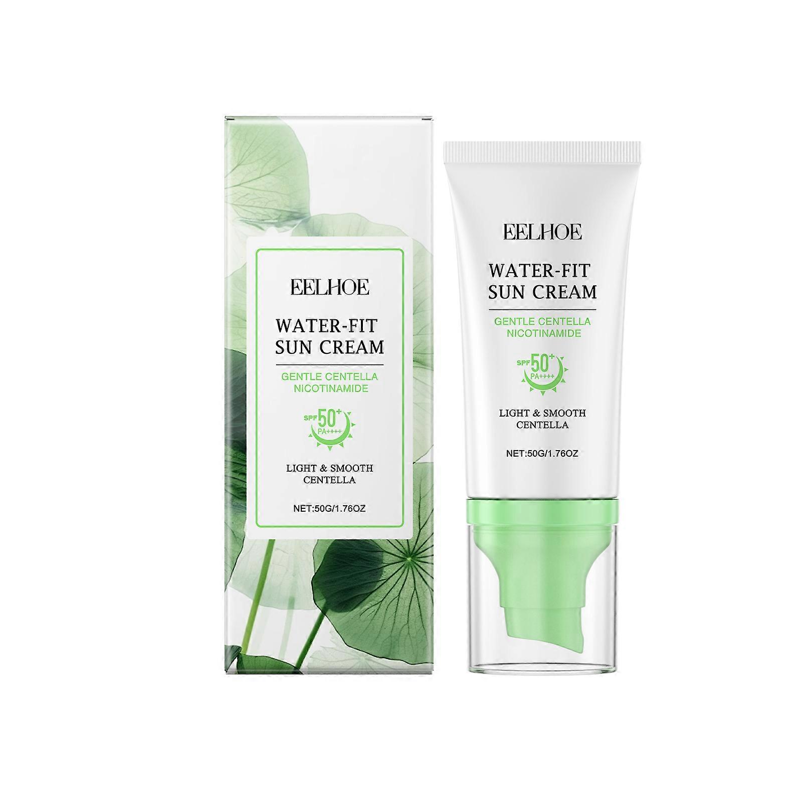 EELHOE Centella Refreshing Protective Cream, Outdoor Uv Protective Moisturizing Isolation High Power Hydrating Protective Cream