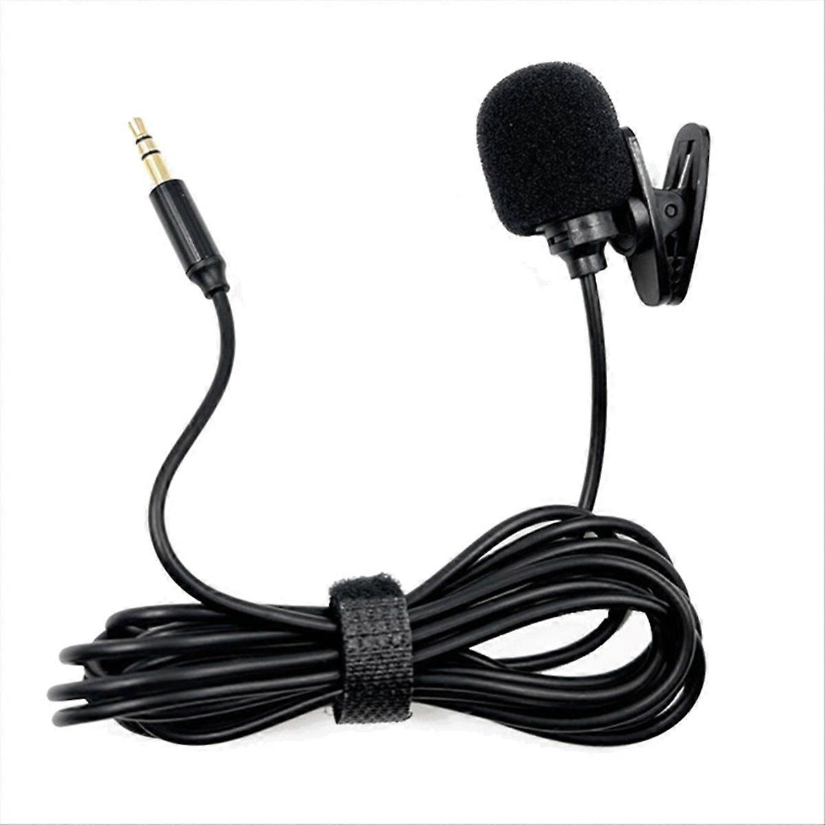 Mini Wired Mic for Sound Card Camera PC Desktop Computer 1.5 Meter