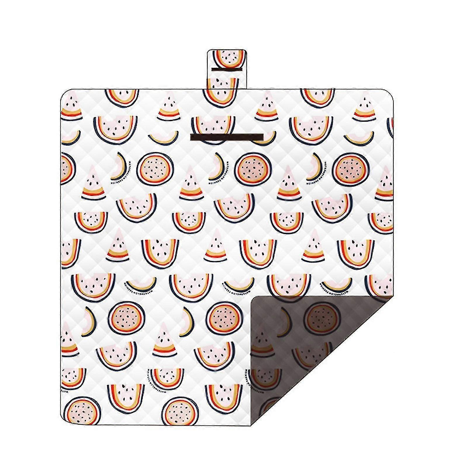 Large Picnic Blanket Waterproof Foldable Beach Camping Carpet 3 Layers Portable