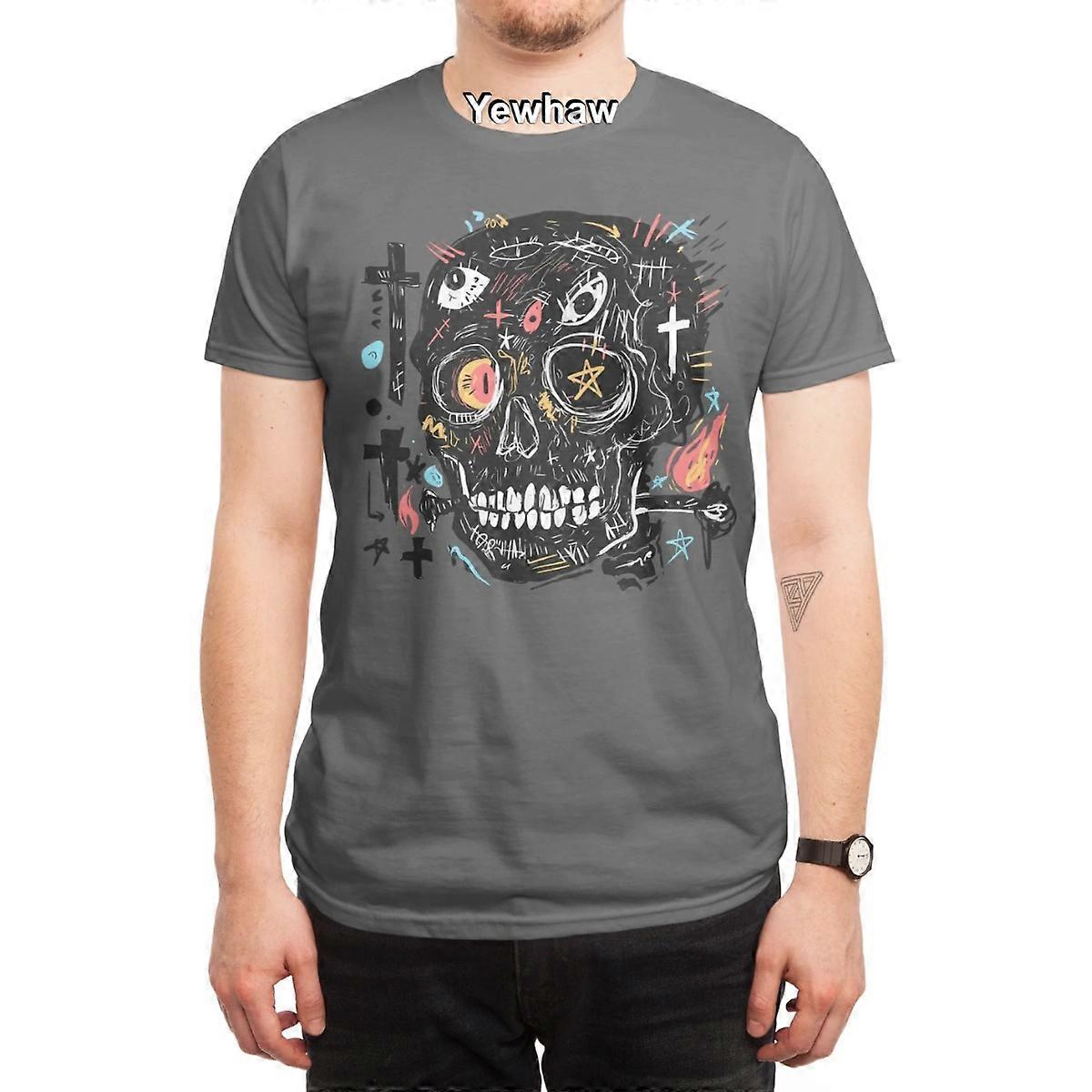 T-Shirt squelette doodle