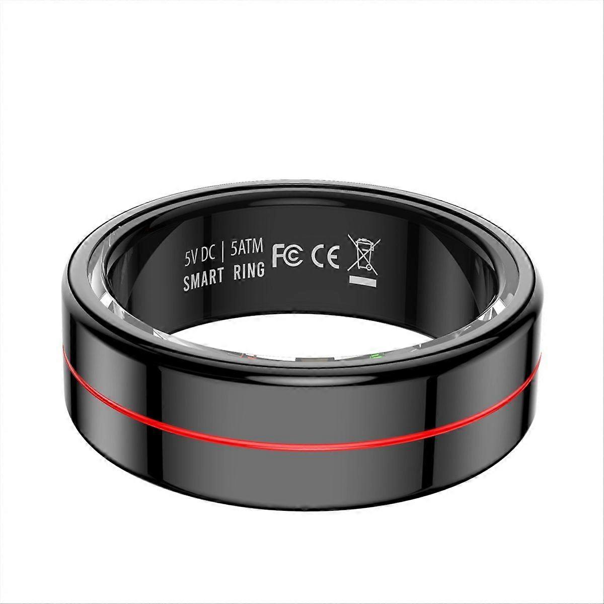 Smart Ring Heart Rate Blood Oxygen Monitor Sleep Stress Detection Multisport Modes Fitness Tracker