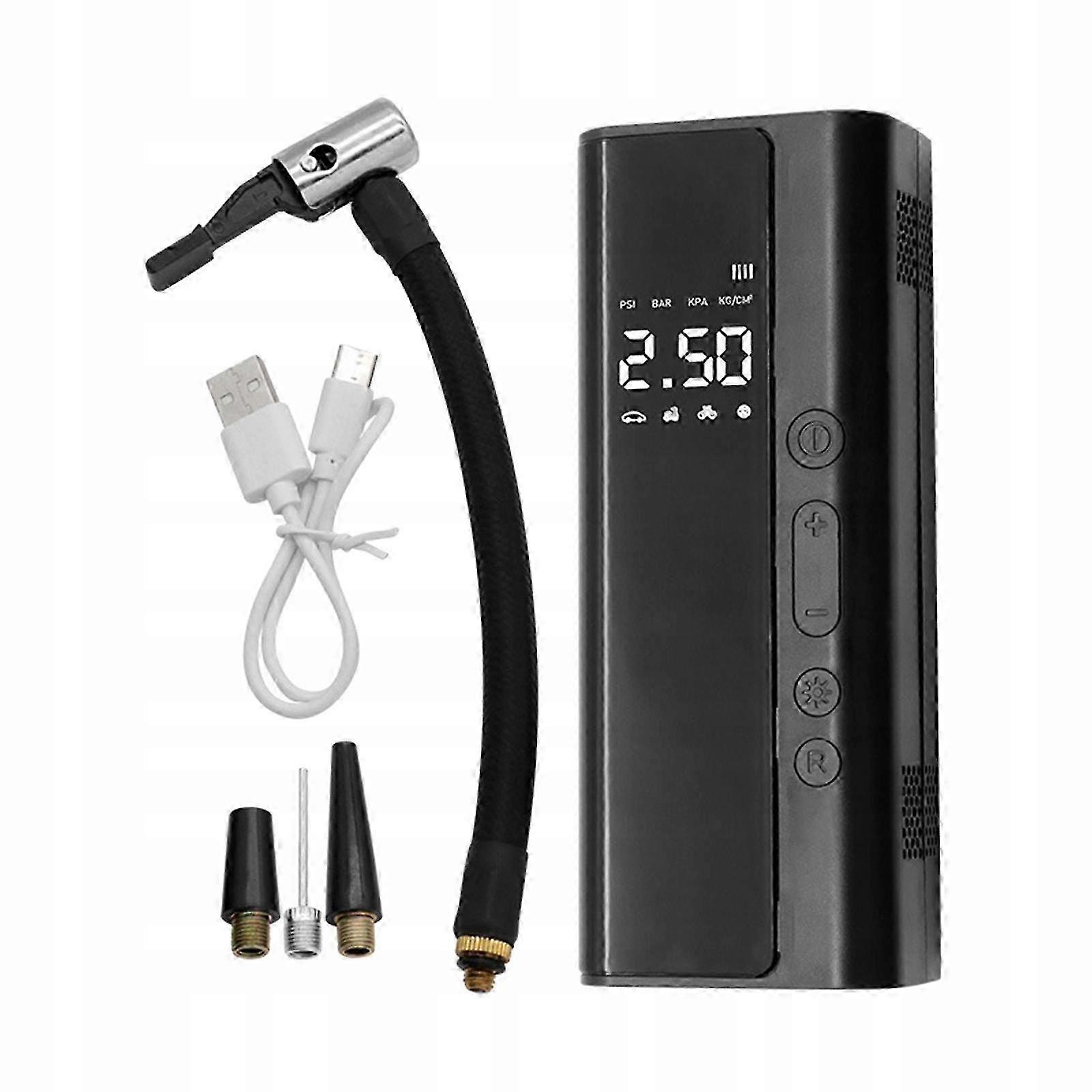 Tire Inflator, Car Tire Inflator With Light, Portable, Air Compressor, Mini