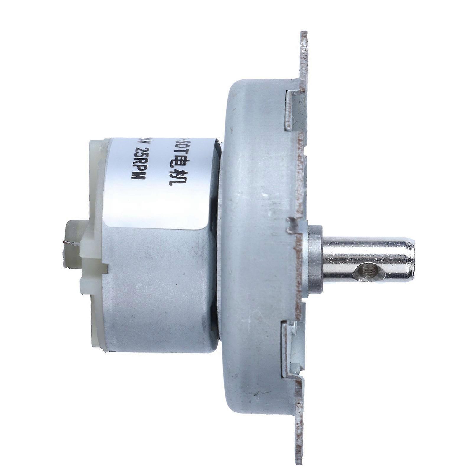 Mini Motor Speed Reduction DC24V Micro Machinery Accessories 25RPM 4W JS‑50T