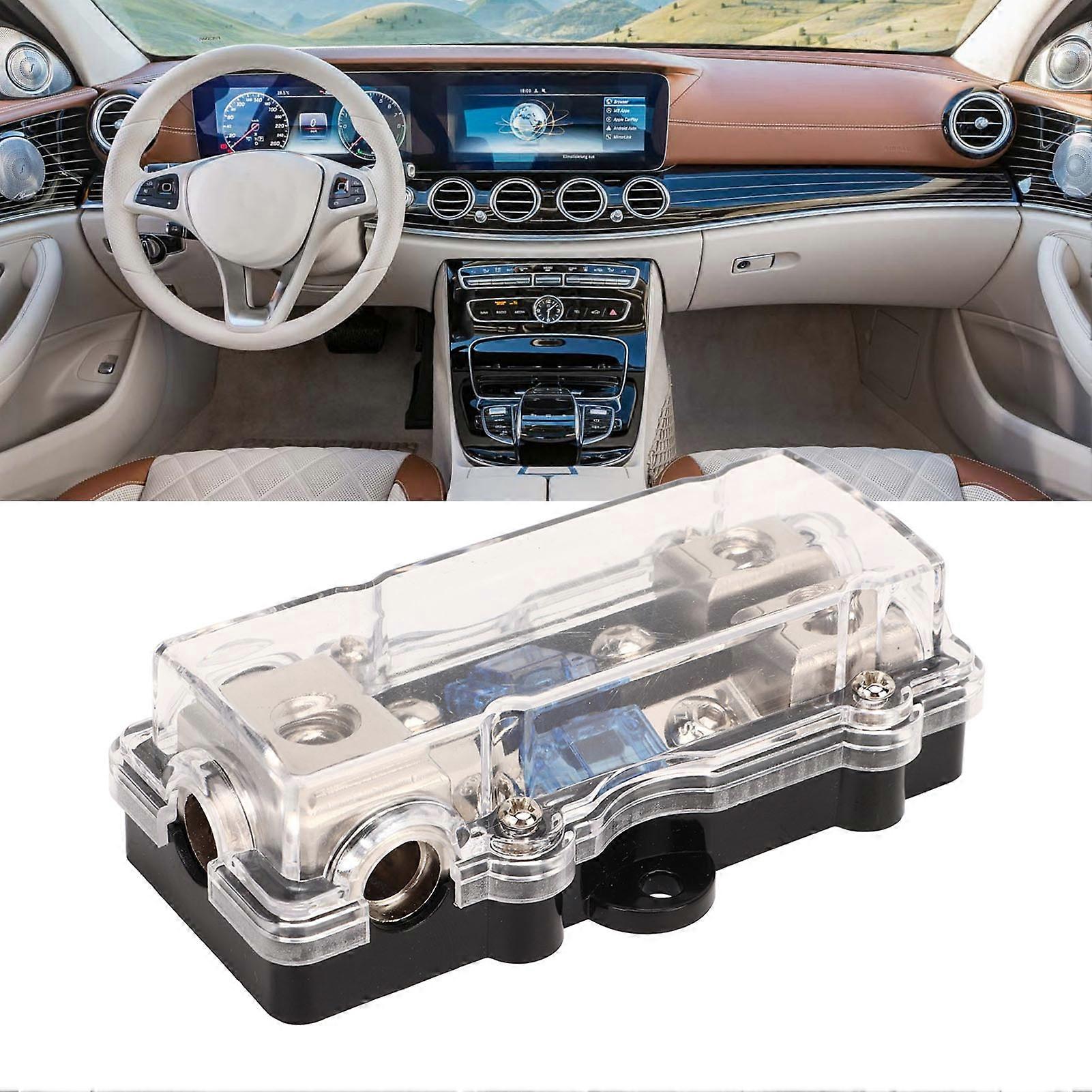 ANL Fuse Holder 4GA IN 8GA OUT Overcurrent Protection High Performance for Car Boat Yacht RV 