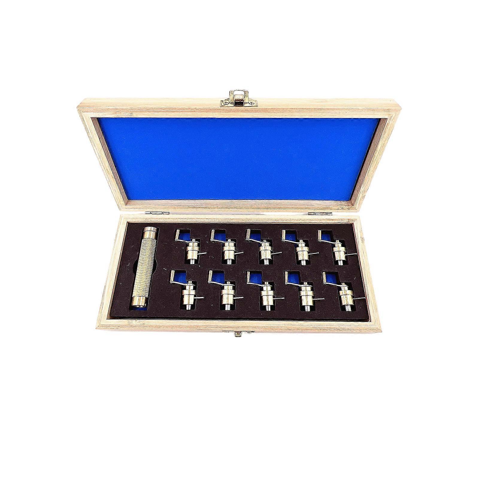 Watch Maintenance Set With Brass Components Portable Repair Tools For Professionals Enthusiasts Multicolor