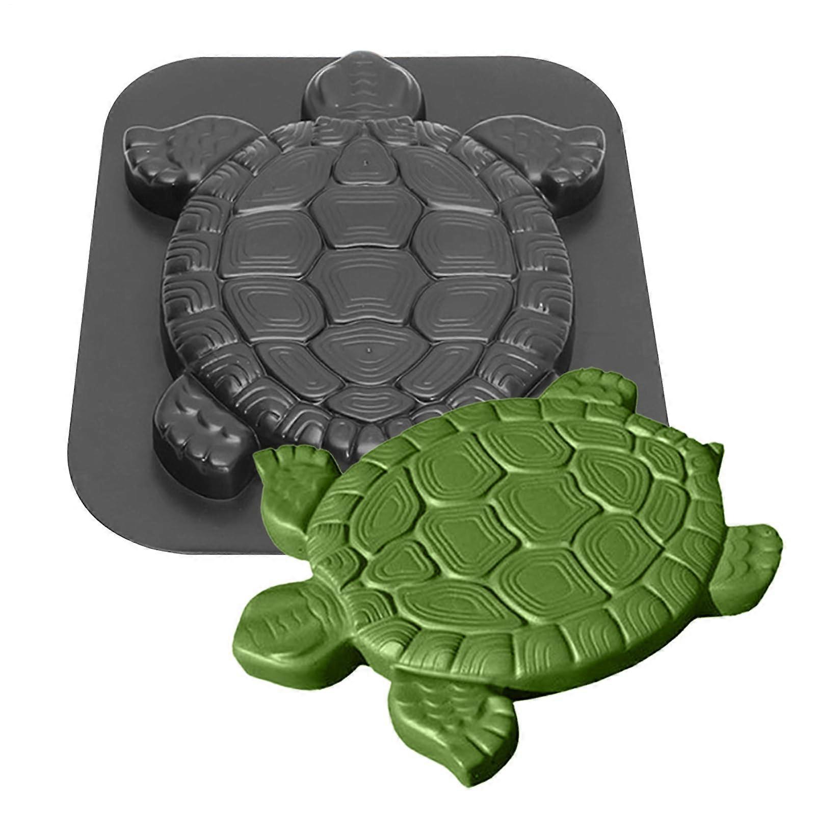Cement Molds Turtle Shape For Concrete, Reusable Paving Molds For Pavement, Path, Patio, Garden, Park, Landscape