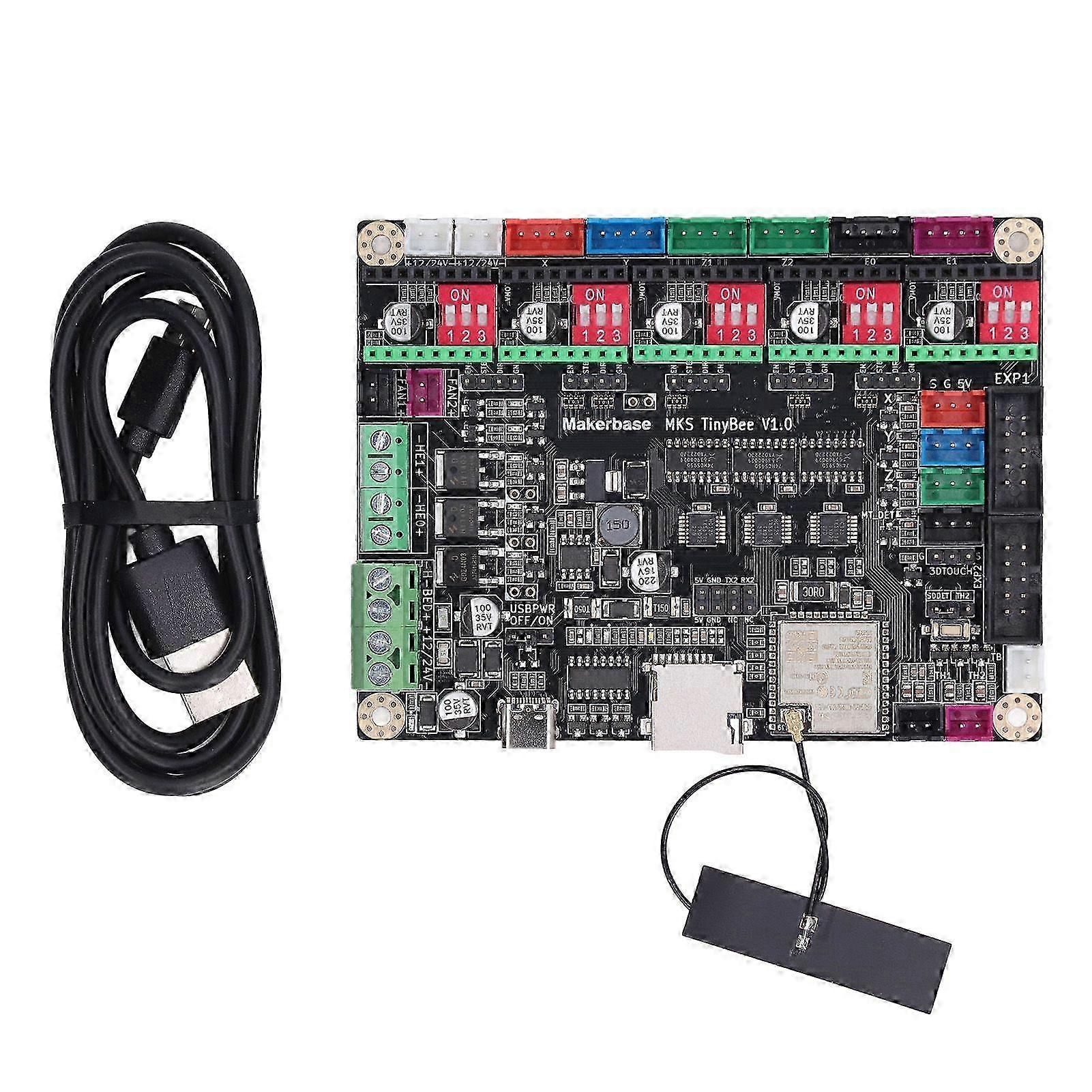 3DプリンターマザーボードESP32 WIFI 240MHz MCU 520Kb RAM MKS TinyBee MINI12864用3Dプリンターメインコントロールボード