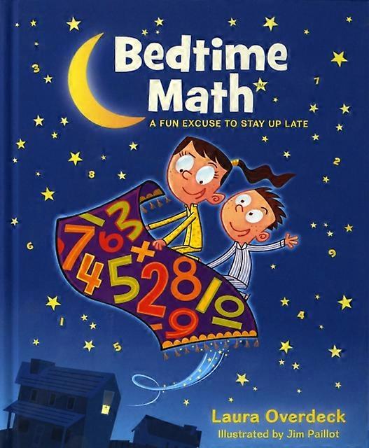 Bedtime Math by Jim Paillot Hardback Book
