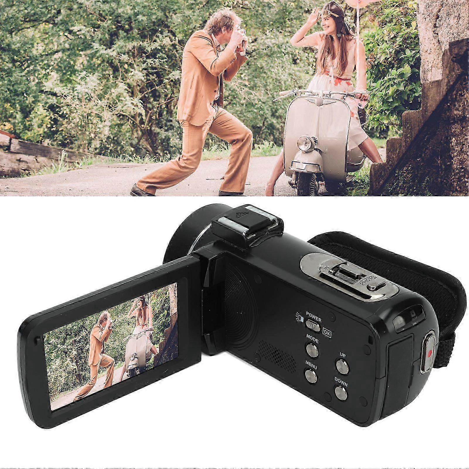 rotatable screen video camera 3 inch 1080p 24mp