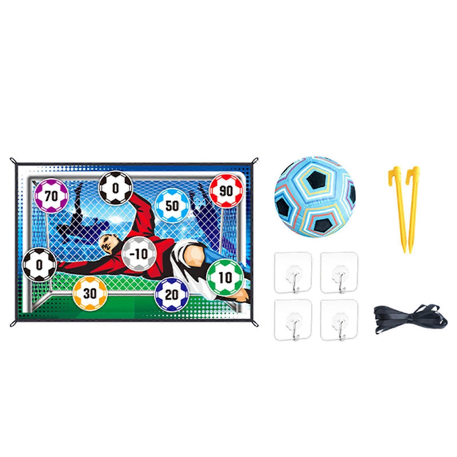Zestaw do gry w piłkę nożną dla chłopców do gry w piłkę nożną na podwórku, idealny dla rodziców i dzieci w wieku 3-8 lat