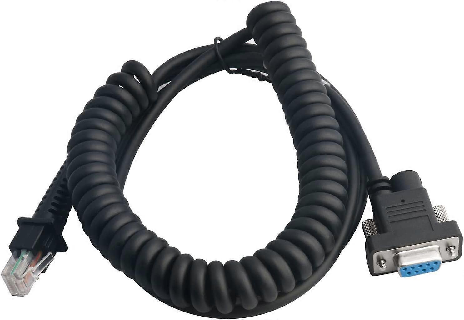 RS232 Barcode Scanner Serial Cable Compatible with Datalogic QD2131, QD2430, GD4400, GD4590, GPS4490 (3M / 9FT Coi