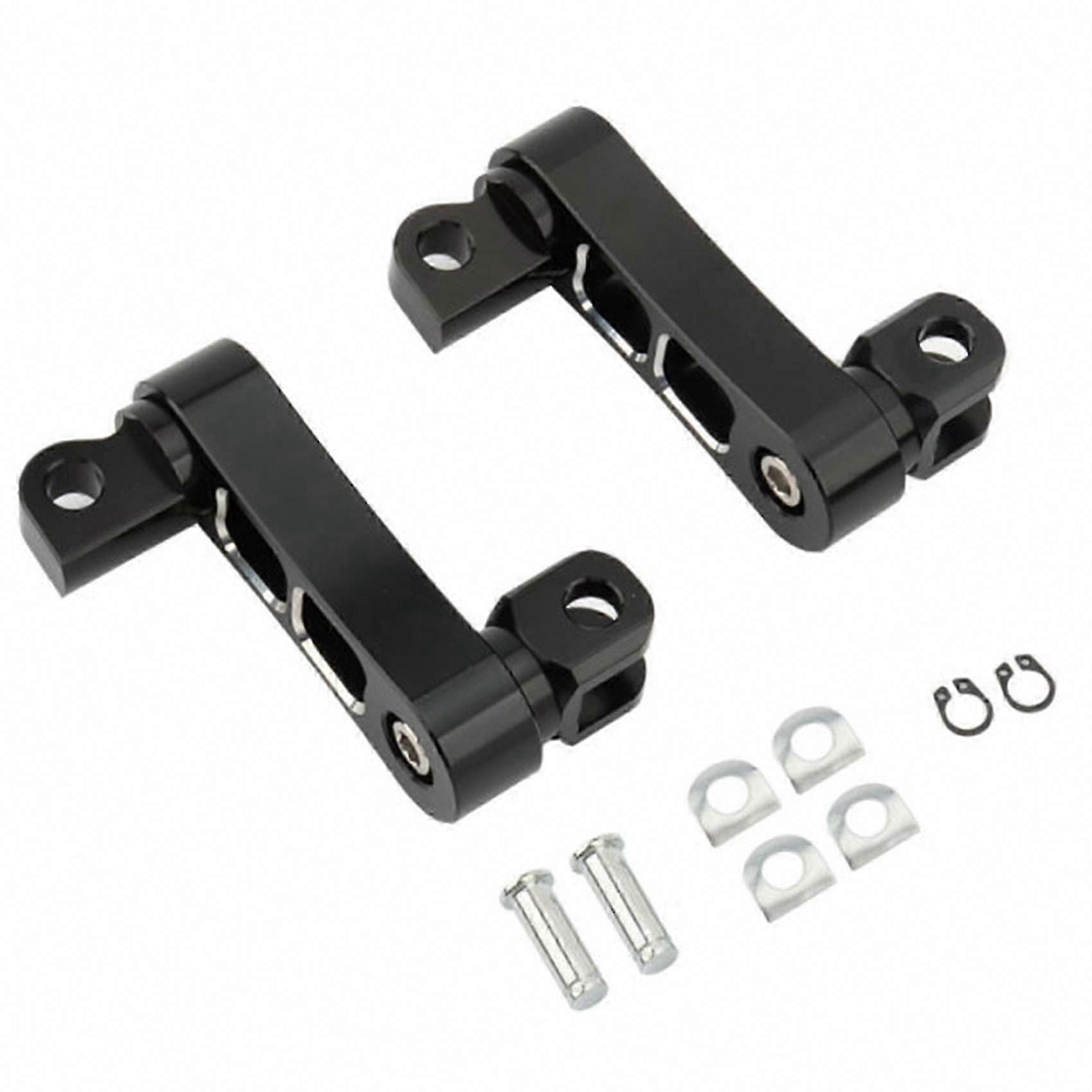 Male Mount Motorcycle Footpeg Extensions with Highway Bracket and Foot Support 2025