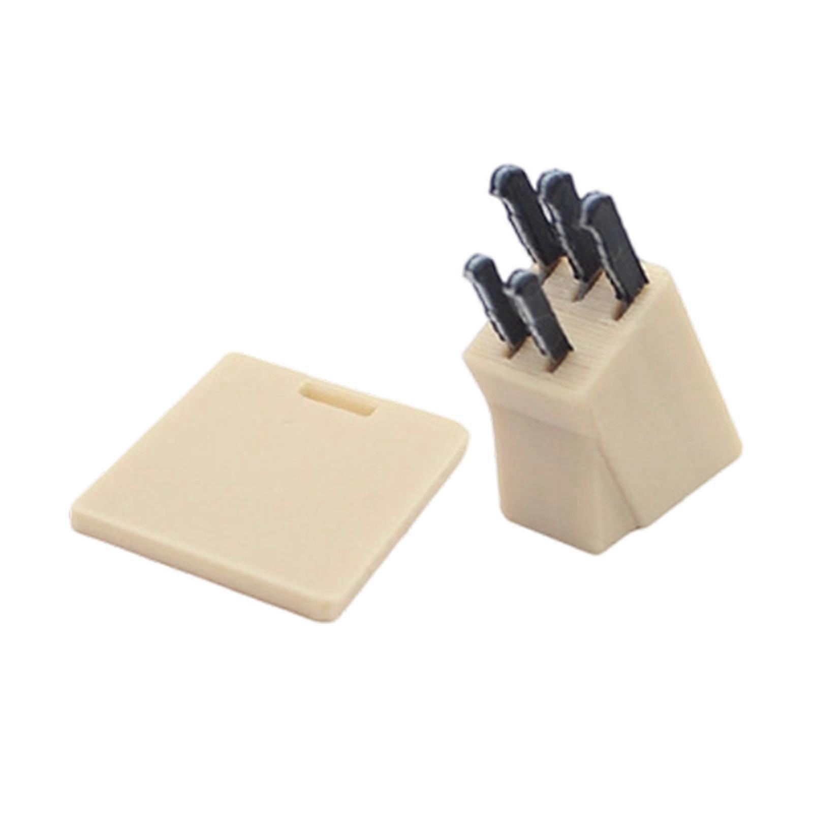 Miniature Mini Cutting Tool Collection For 1:12 Scale Dolls House Child Safe Design Multicolor