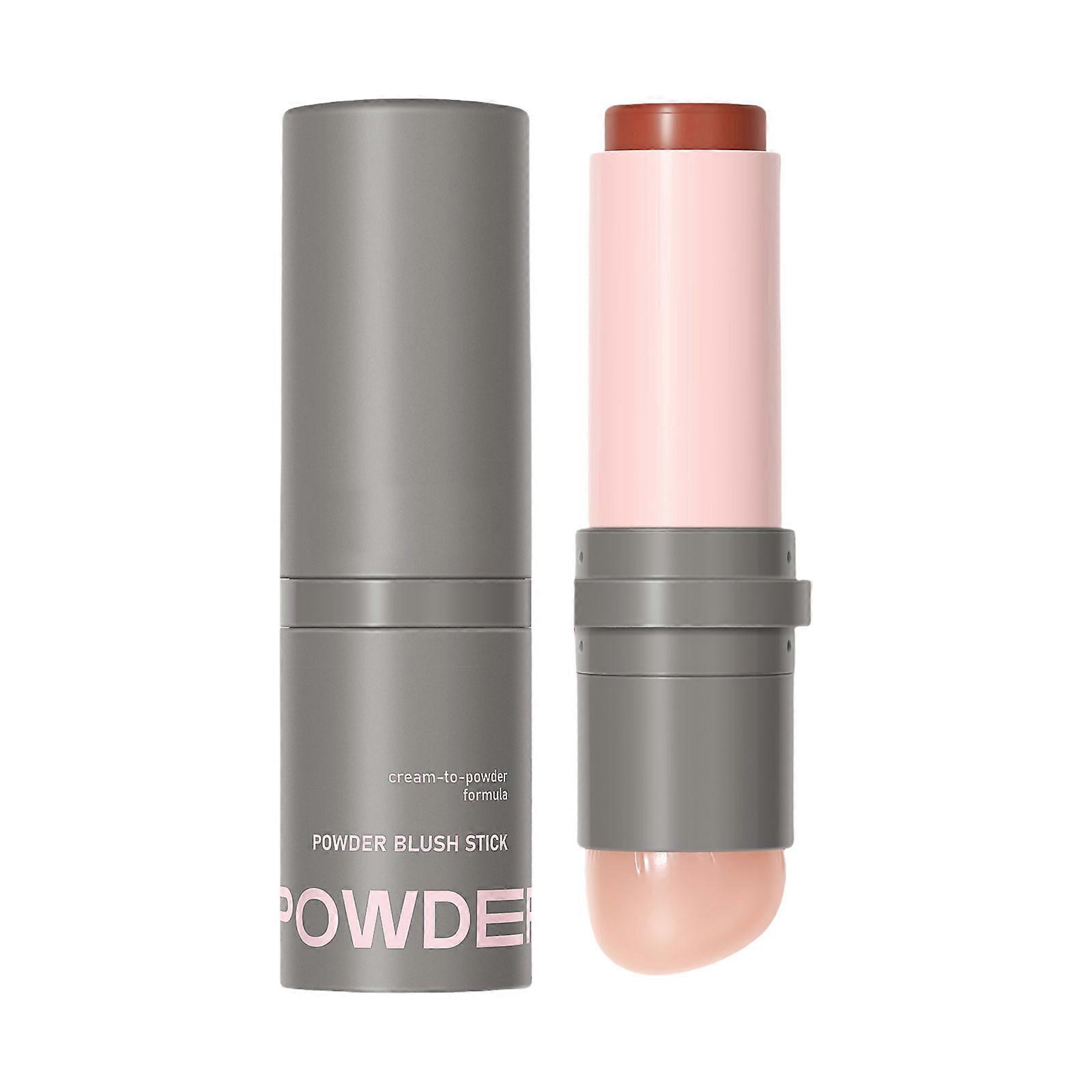 Portable Blush Stick with Double Head Silky Texture Blush Stick for Effortless Application on Cheeks Lips and Eye  06