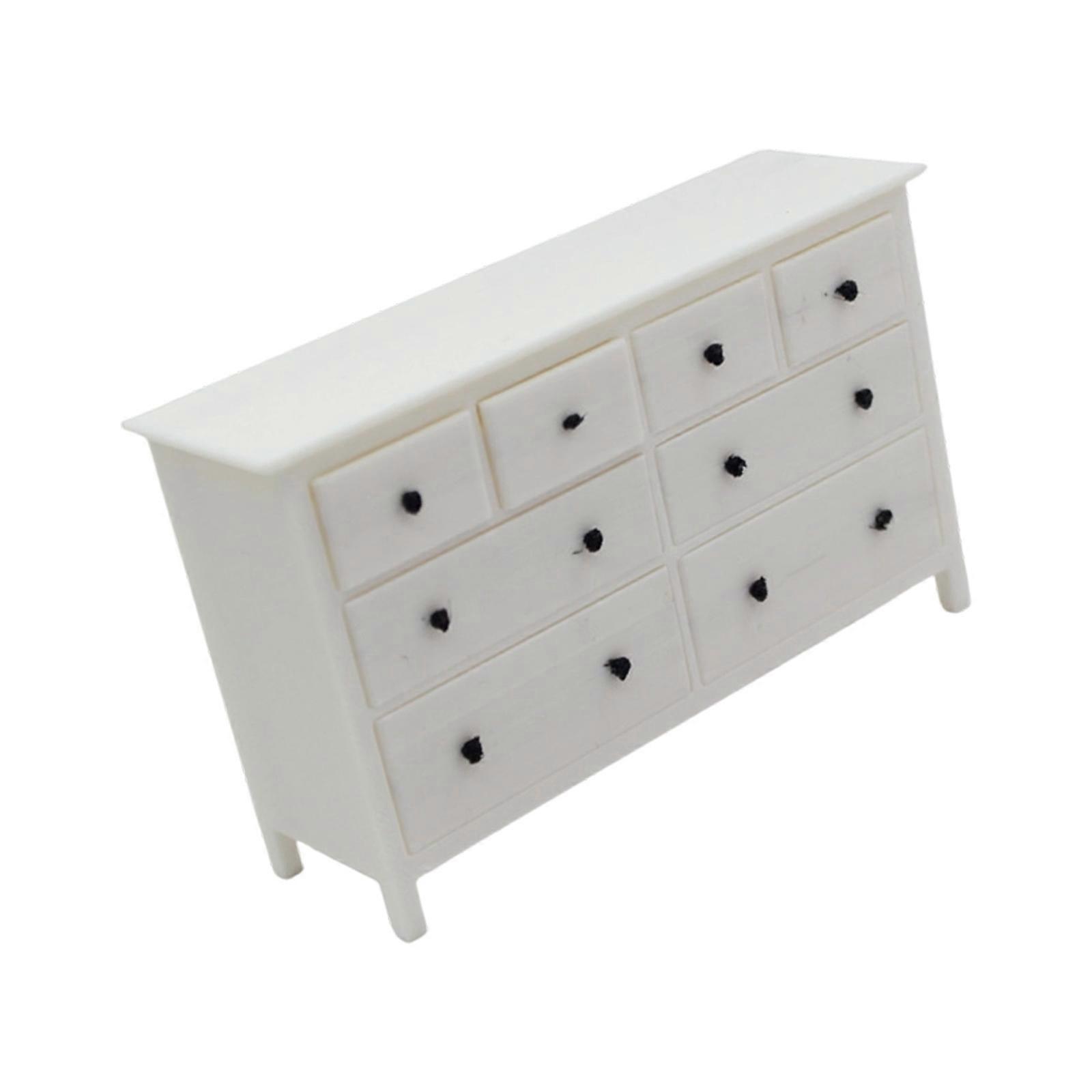 Miniature Cabinet Model Figure For Doll House Decoration 1/12 Scale Model Craft Project Scene Realistic Furniture Model Multicolor