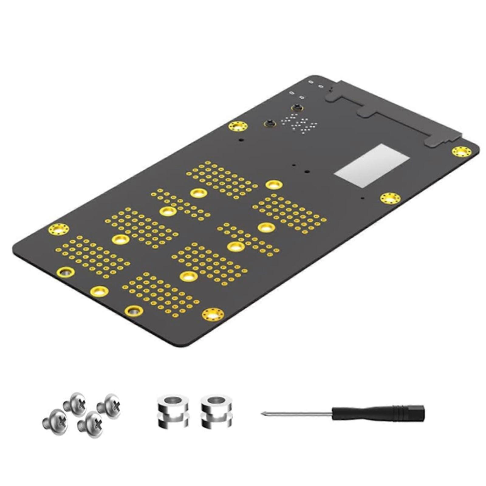 Professional LPF1222 M.2 Solid Disk to SATA3 Adapter with SFF 8643 Connection for Efficient Data Backups and Transfer Multicolor