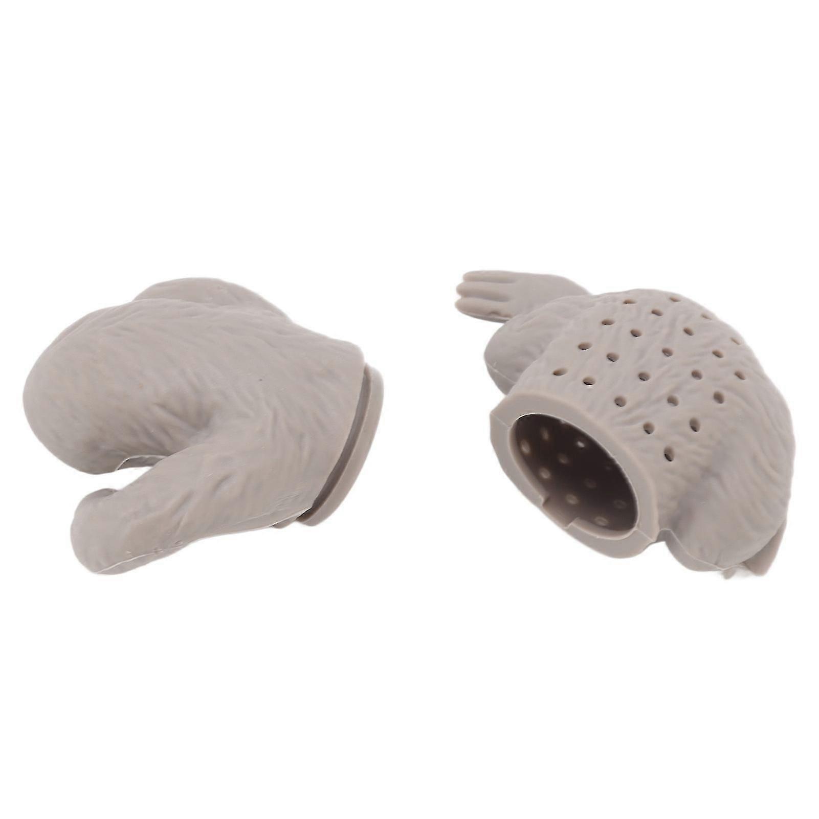 Siliconen thee-infuser schattige dierlijke vorm flexibele siliconen theezeef filter diffuser steiler voor losse thee