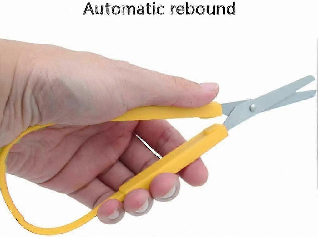 Colorful Self-Opening Scissors for Kids - Adaptive Loop Cutting Tool