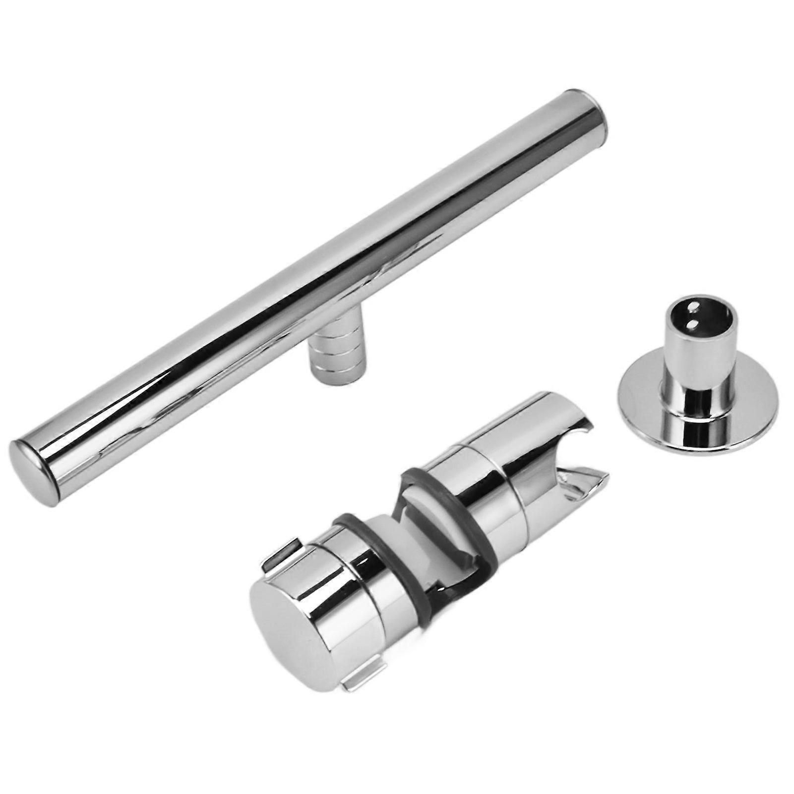 Shower Head Holder Set Copper Adjustable Hand Shower Bracket Replacement for Slide Bar Slide Clamp