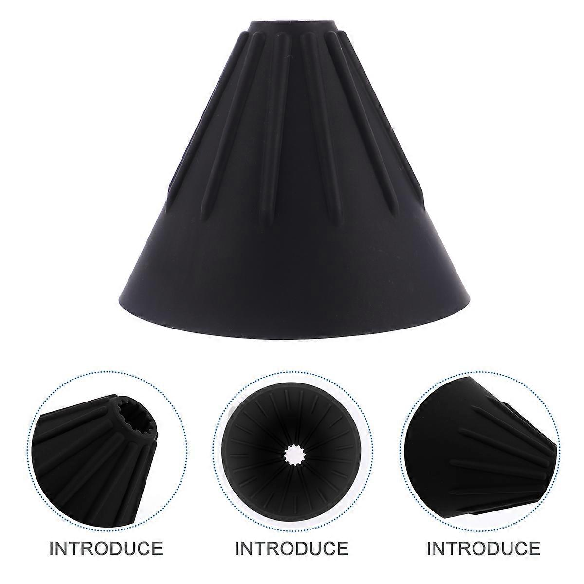 Reusable Coffee Funnel Durable Cone Kitchen Tool for Black 1Set