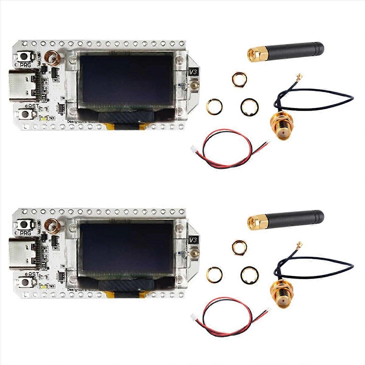 2X LORA32-V3 for Development Boards SX1262 ESP32-S3 Node WIFI Meshtastic Supported for 433-510Mhz