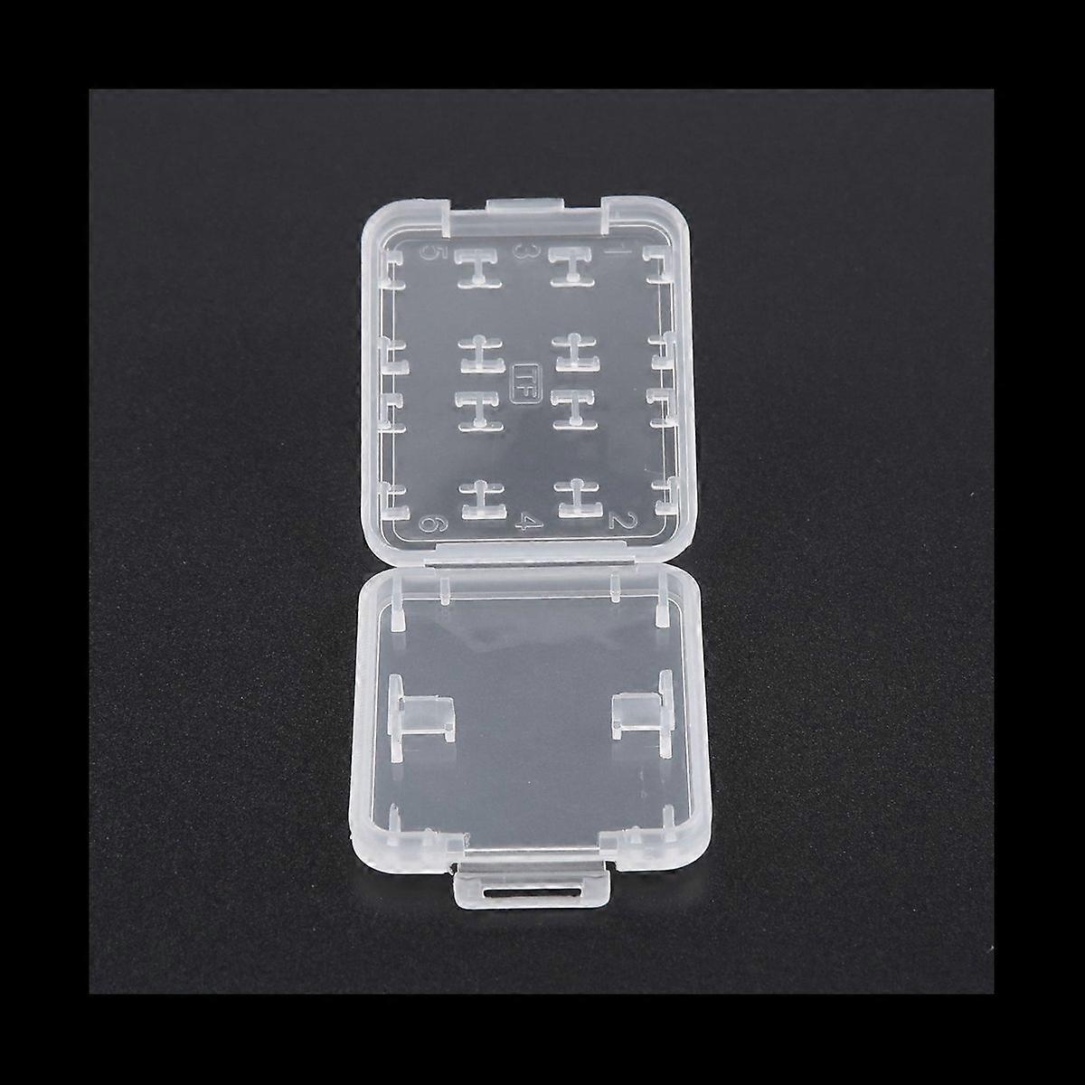 5X Eight in One Plastic Micro-SD SDHC TF MS Memory Card Storage Case Box Protector Holder