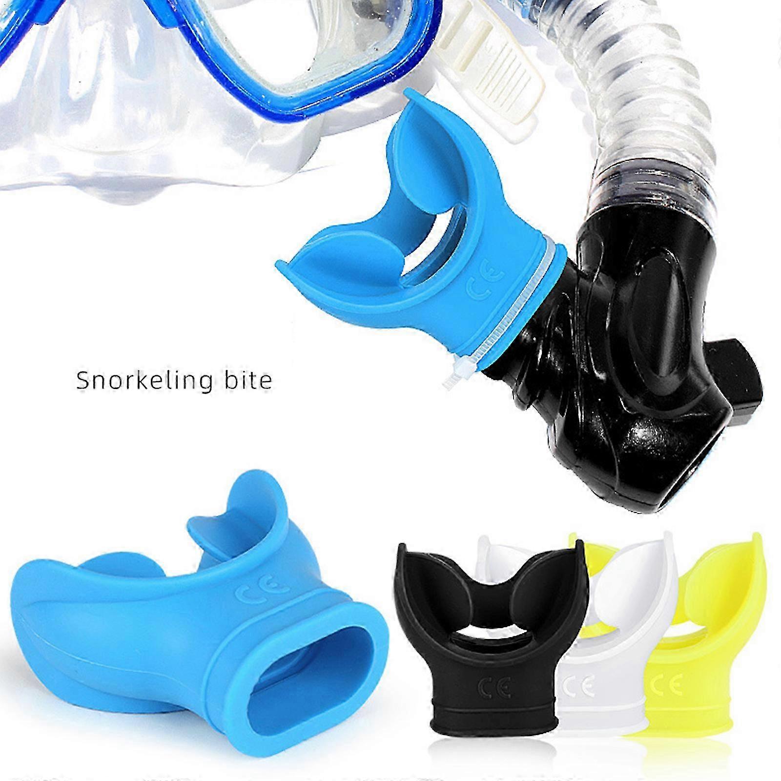 Comfortable fit Snorkeling Regulator Mouthpiece Adapter For Instantly Setups Extended Water Activities In Saline Environments Blue
