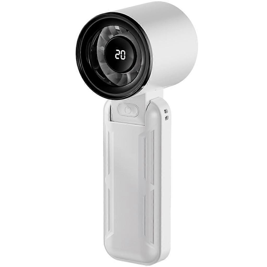 Portable Handheld Fan with Adjustable Speed Rechargeable 3000mAh Battery for Travel Outdoor Cooling