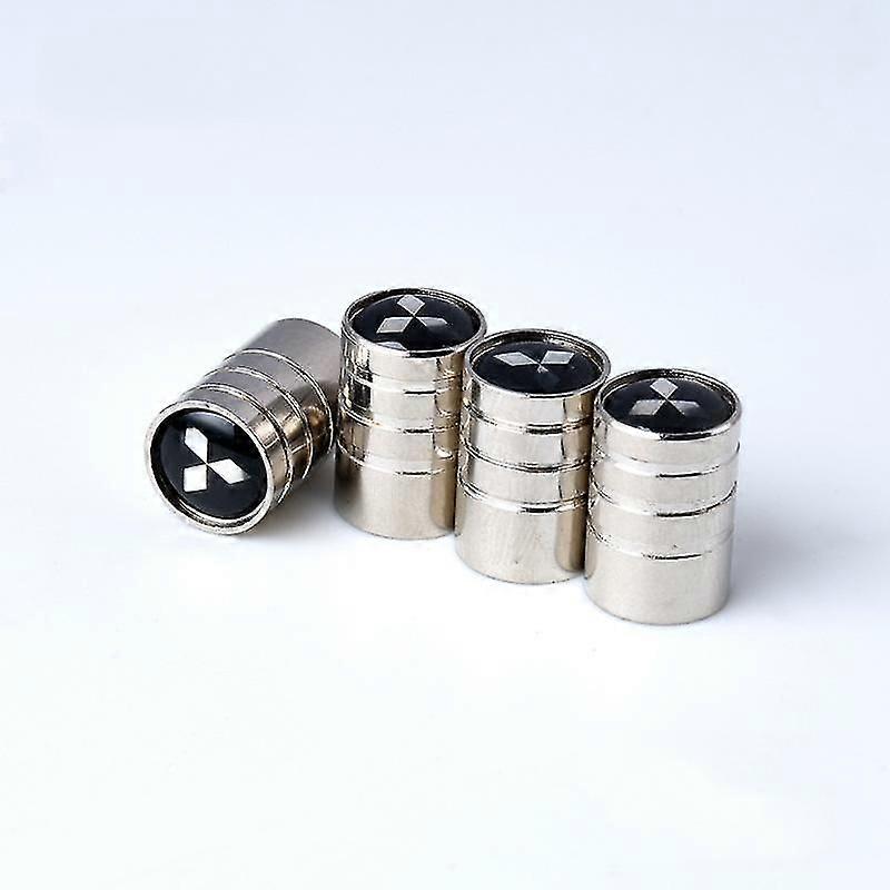 غطاء إطار السيارة صمام مناسب غطاء صمام معدني الإطارات غطاء (ميتسوبيشي ، 8 قطع)