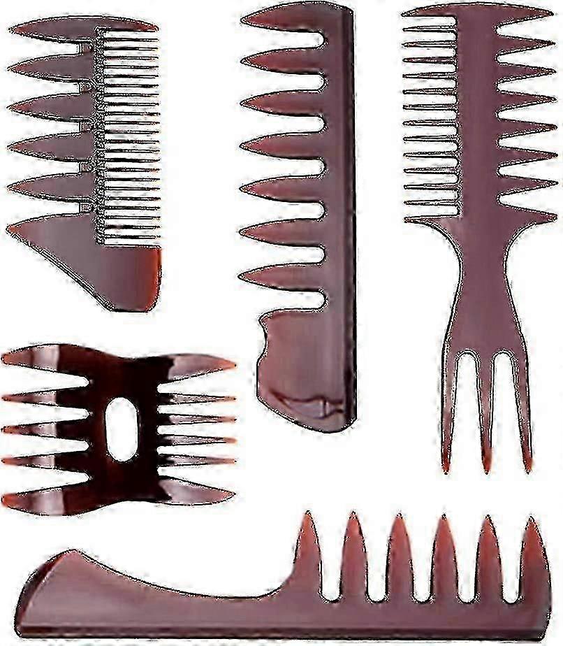 5pcs Styling Comb Set, Hair Grooming Tools