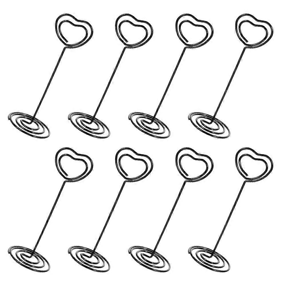 Metal Table Card Holders 16 Pcs And Elegant Display Clips Ideal For Organizing Documents And Showcasing Photos In Any Setting