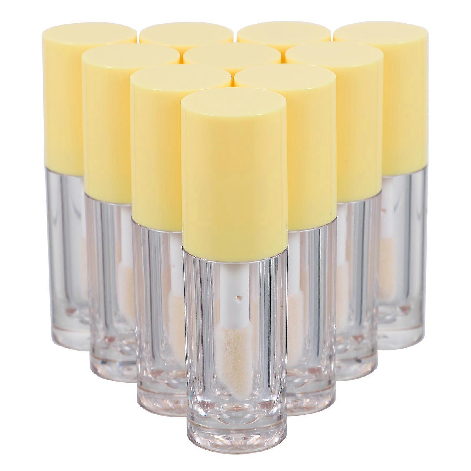 Lip Gloss Tubes Durable Bottles for Storage Use 50Pcs Transparent 6Ml