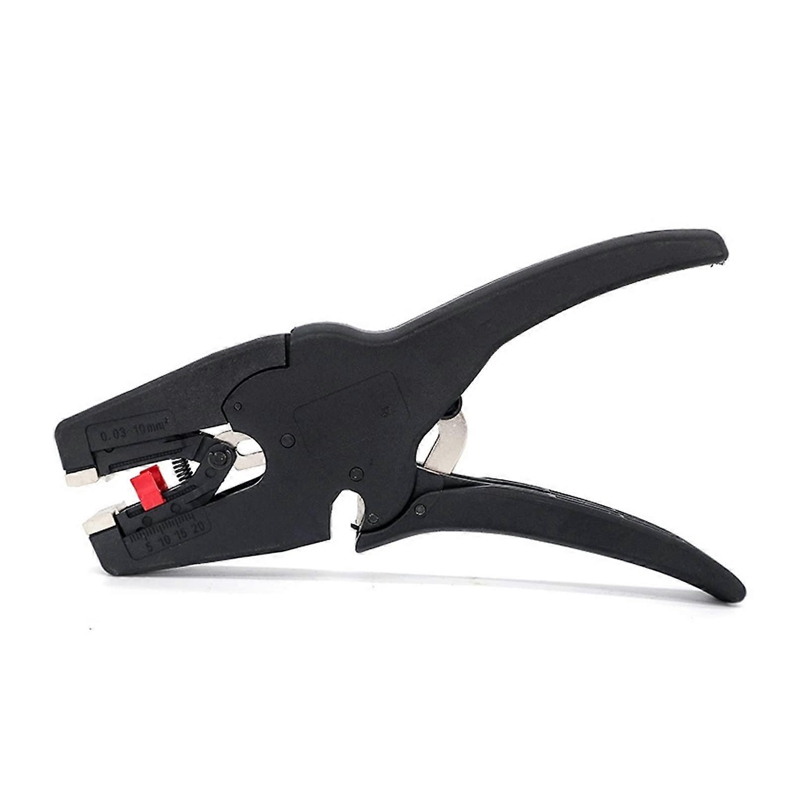 Hydraulic Crimping Tool with Automatic Wire Stripper 0.08‑10mm, Quick‑Change Die, Steel Build