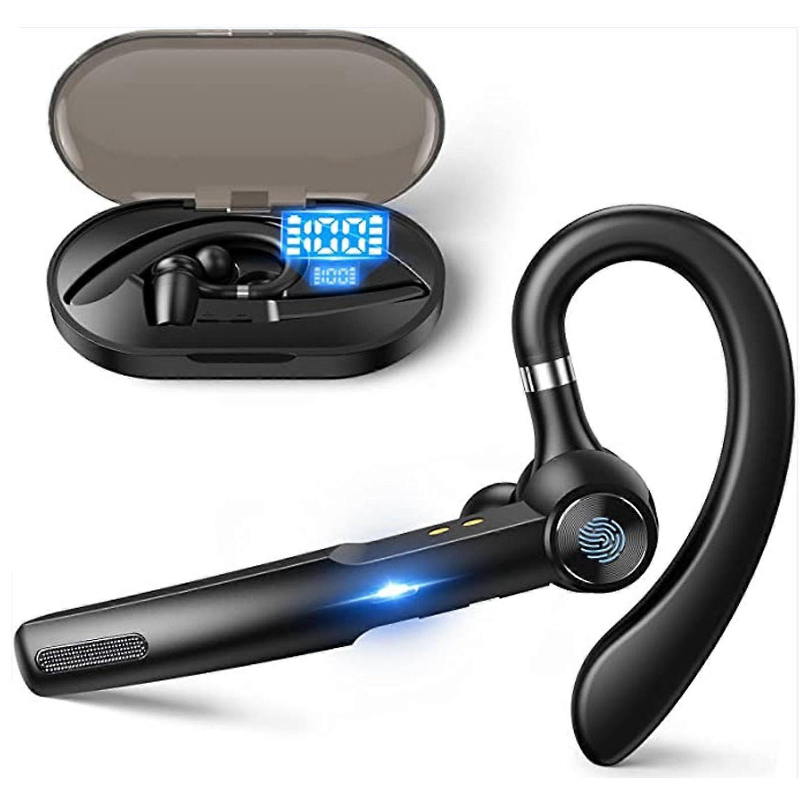 Bluetooth Headset 400mAh Charging Case BuiltIn Microphone iOS Android Compatible Trucker Office