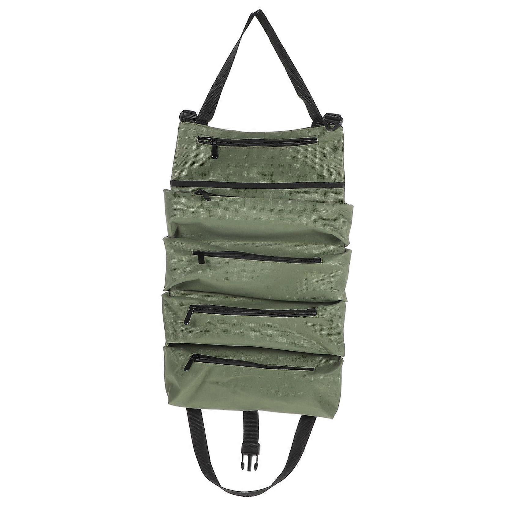 Heavy Duty Oxford Cloth Tool Bag with Large Capacity MultiCompartment Organizer for Mechanics