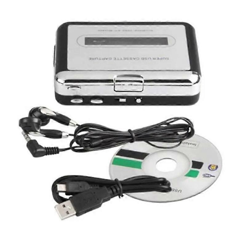 Portable Tape Walkman Cassette Player Capture Audio To MP3 Converter on Support Convert To PC Laptop