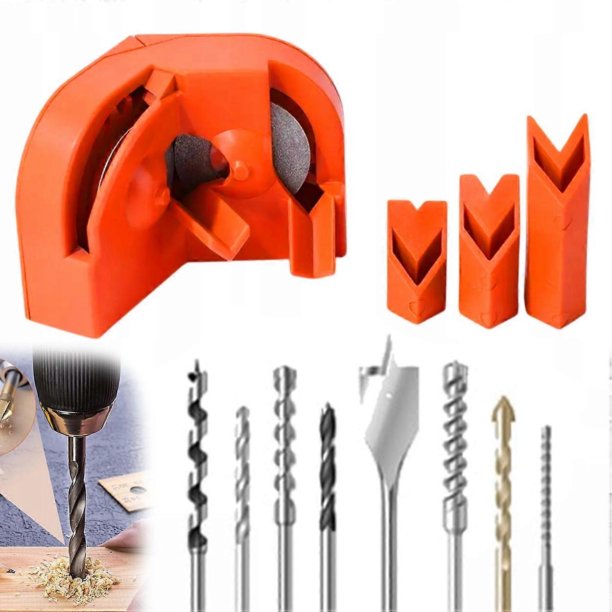 Professional Drill Bit Sharpener - Precision Tool for 2-16mm Bits with Adjustable Angles