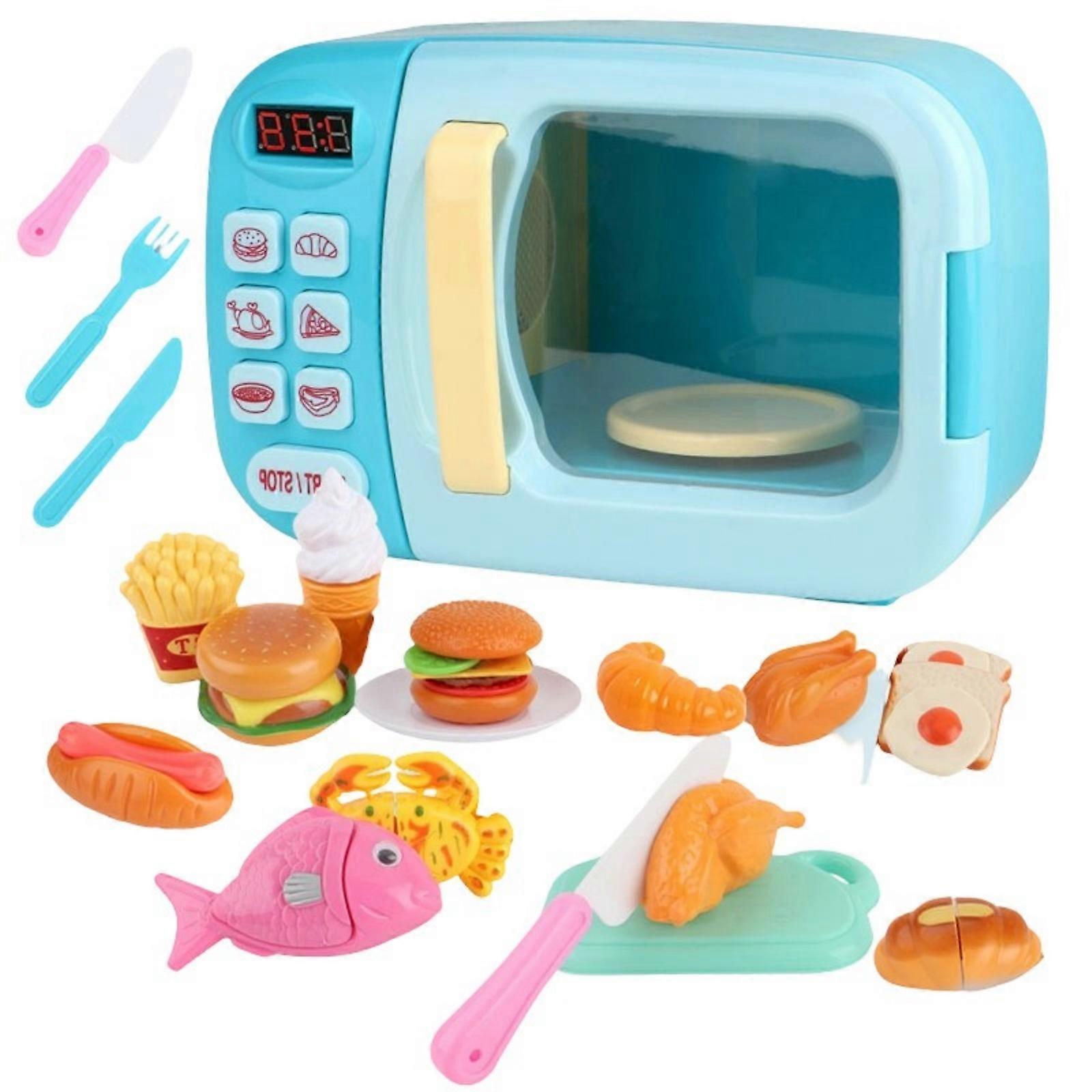 Educational Interactive Toy Microwave for Toddlers Featuring Safe ABS Build and Realistic Simulation for Cognitive Development  4
