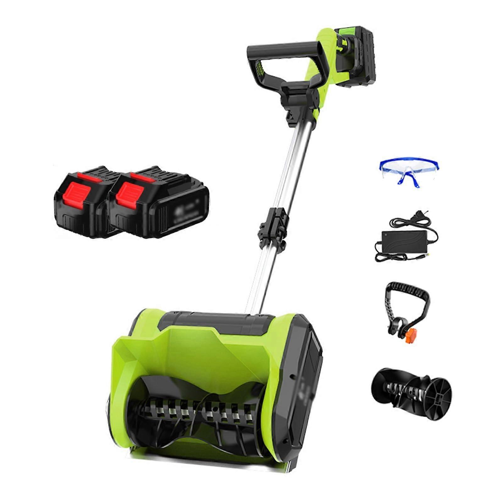 1200W Cordless Snow Blower 12Inch Width 25FT Throw Adjustable Chute 20V Electric Snow Thrower