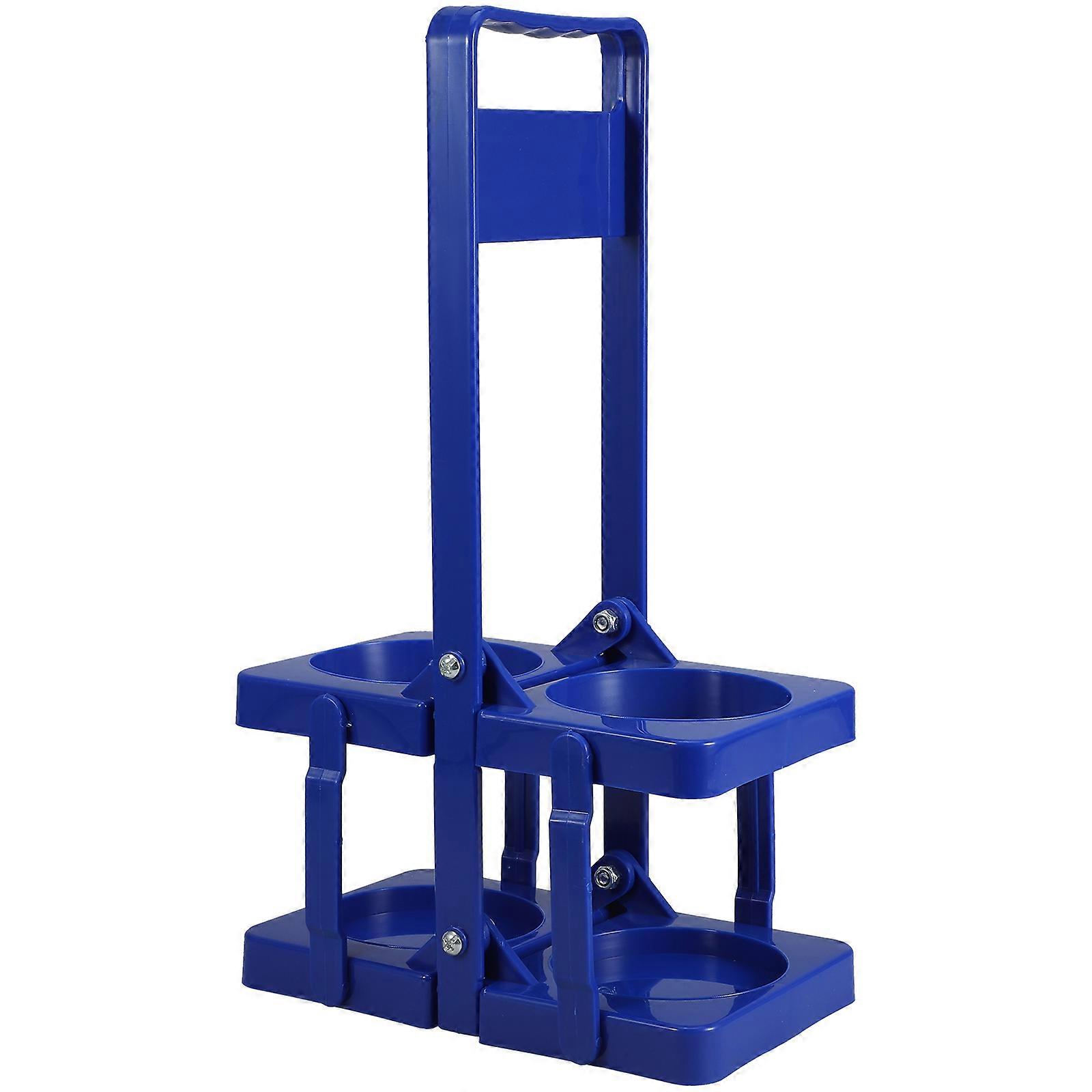 Blue Plastic Carrier for Storage Use with Handle