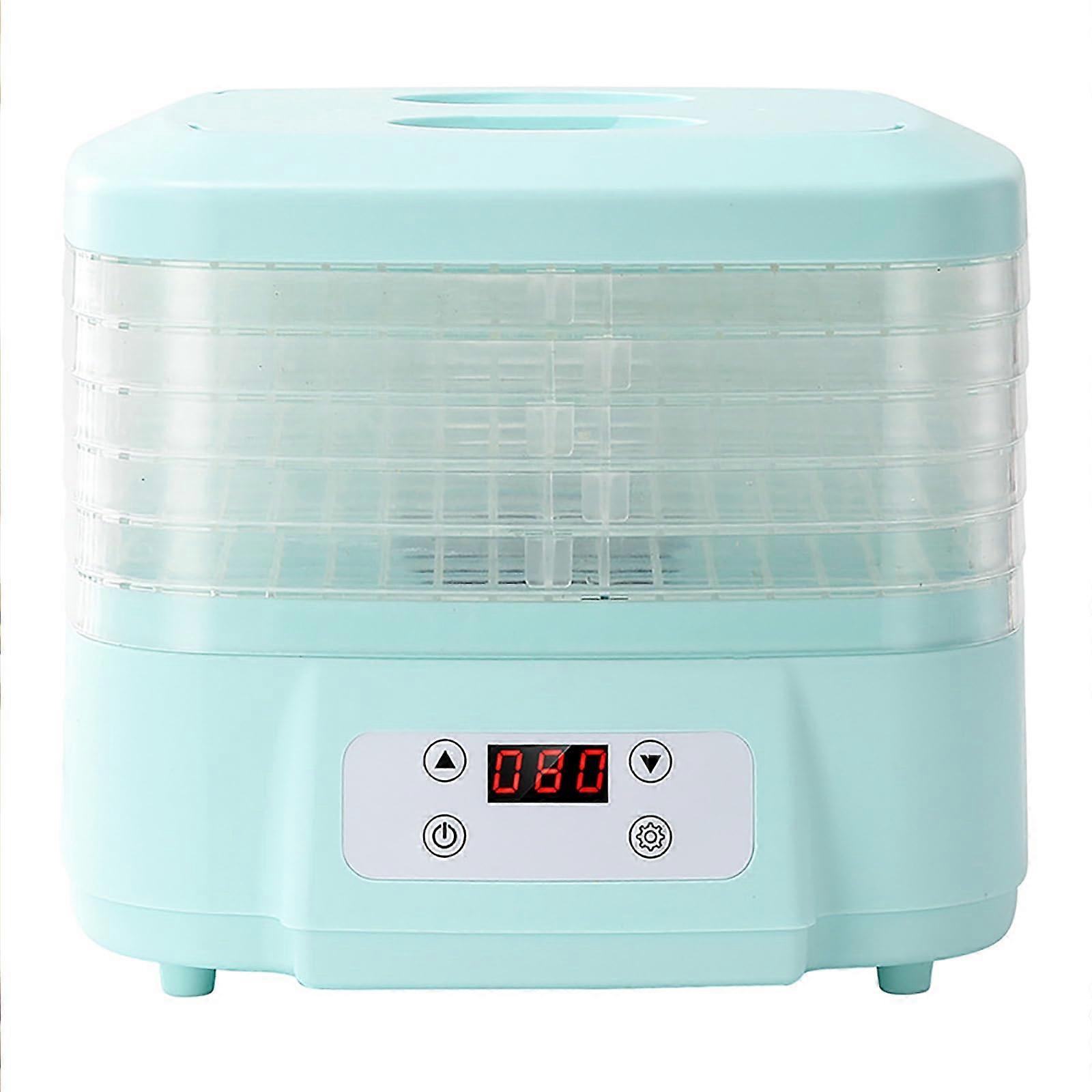 6 Tray Food Dehydrator with Timer, Adjustable Temperature 3580°C, Energy Efficient Fruit Dryer