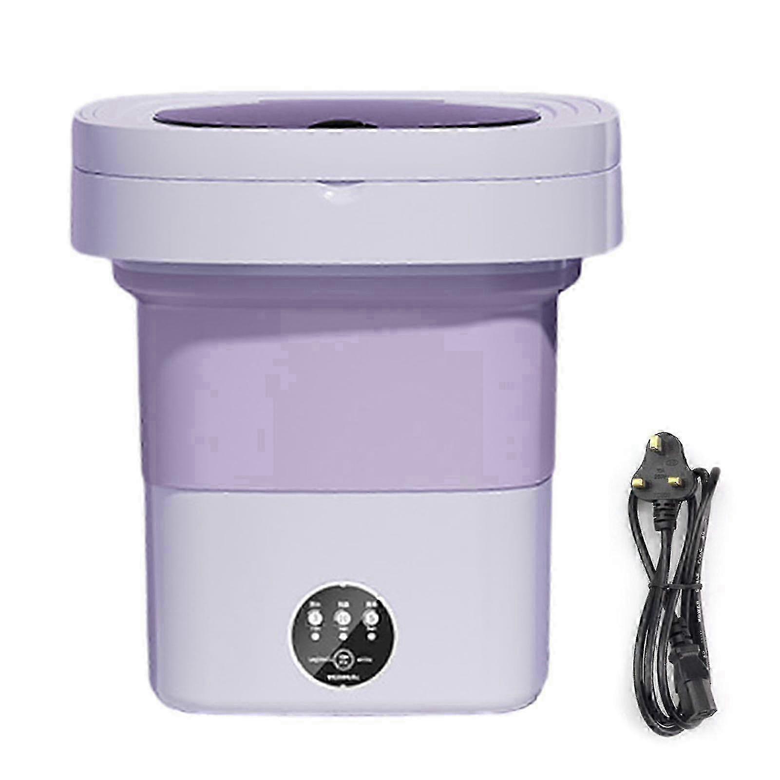 11L Foldable Washing Machine with Spin Dryer & Blue Light Sterilization 25-26