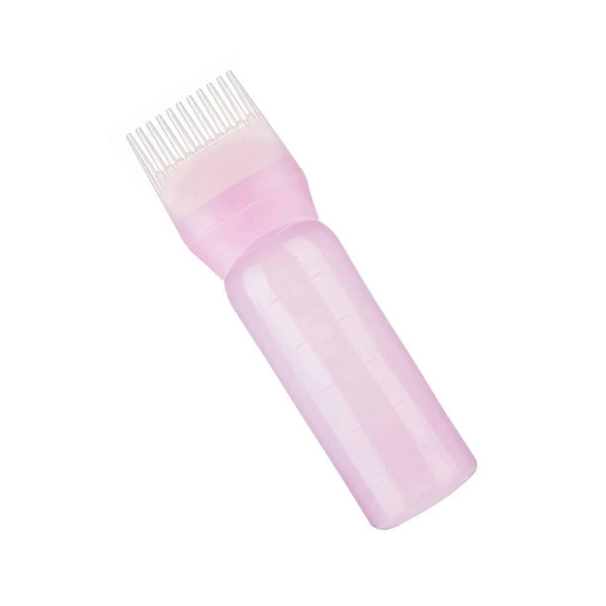 Hair Dye Applicator Bottle with Comb Tip for Even Color Application and Precision Root Coverage