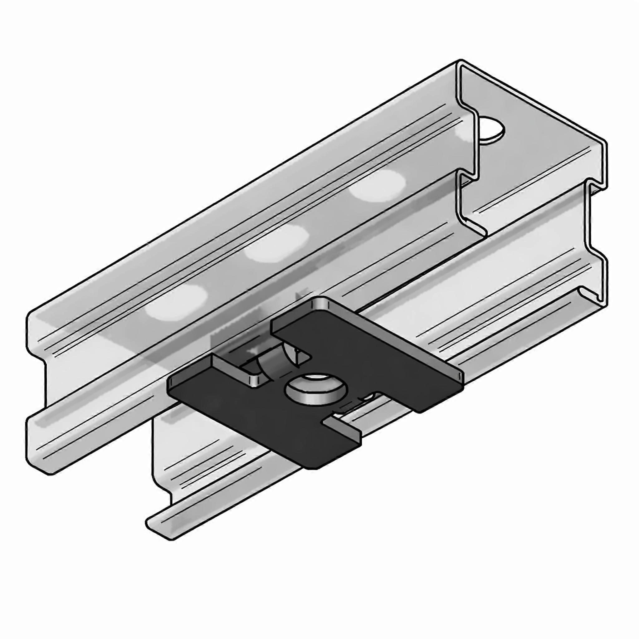 MEFA Stex Gewindeplatte GP 35, M10 gvz