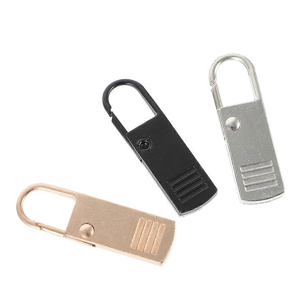 Zipper Pulls Tabs Durable Metal Zipper Puller for DIY 9Pcs Assorted Color