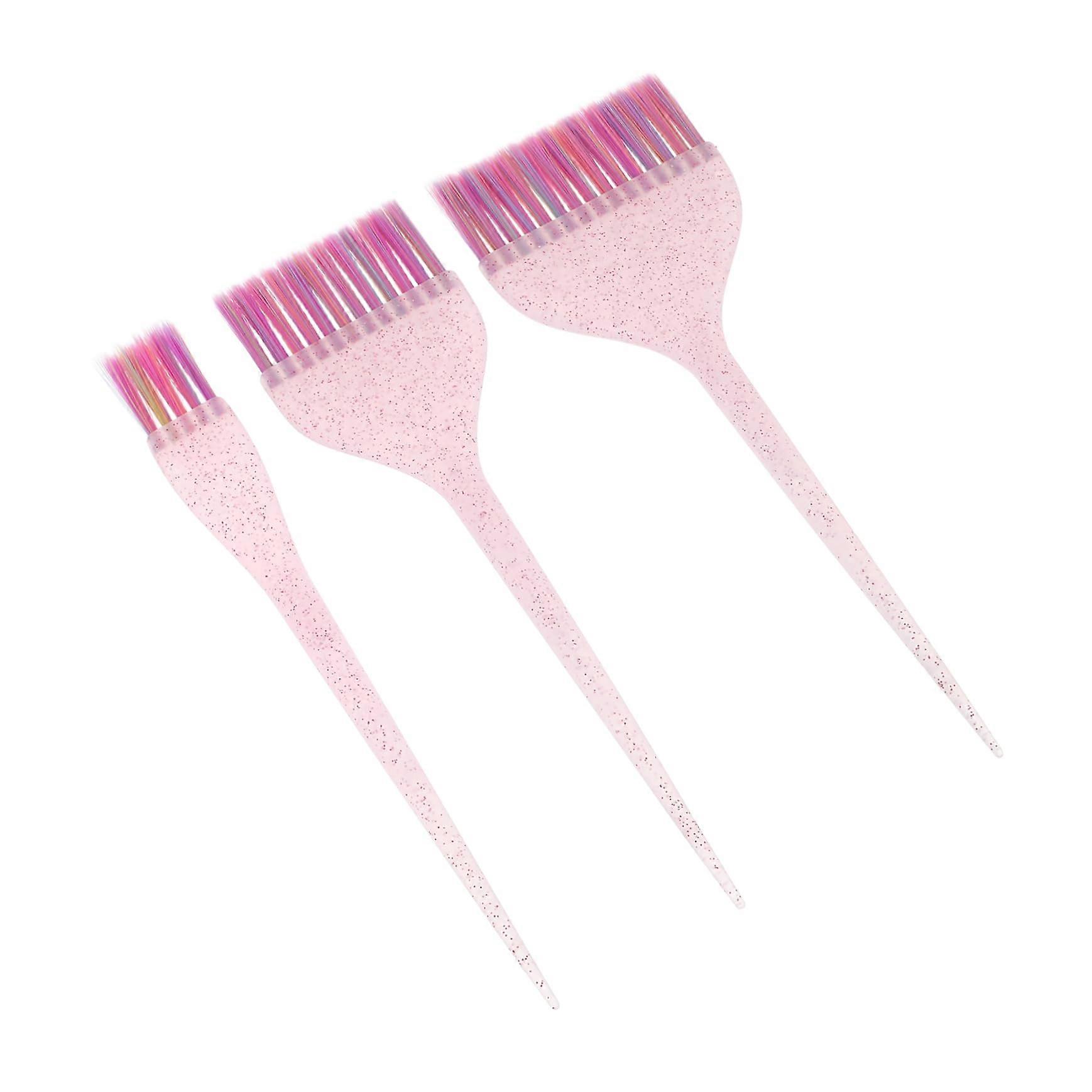 Hair Dye Brush Set with Highlighting Comb for Precise Sectioning and Even Color Distribution, 3pcs